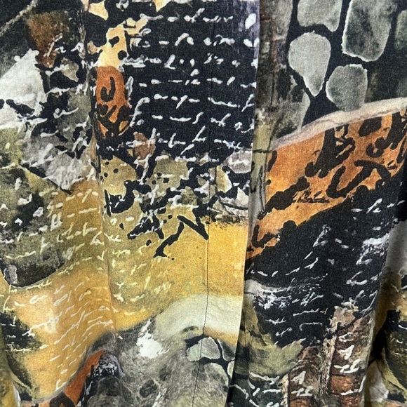 Simply Arts by Dolcezza Graphic Artistic Long Sleeve Tunic Blouse Size XXL - Picture 11 of 14